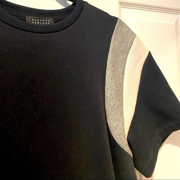 Barney’s New York Men’s Stripe Heavyweight T-Shirt - Picture 11 of 11